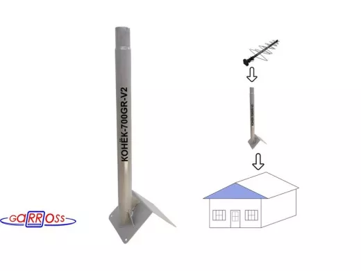 Кронштейн антенный на конёк крыши 