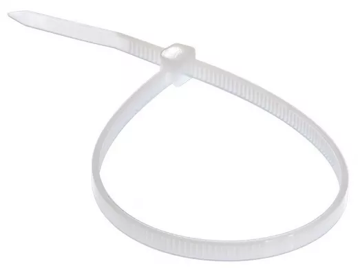 300х4мм кабельный хомут (стяжка нейлонoвая) nylon белая (100 шт) REXANT