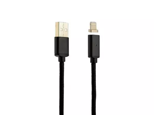 Шнур USB / Lightning (iPhone) AVS (1м) магнитный IP-M5 (блистер)