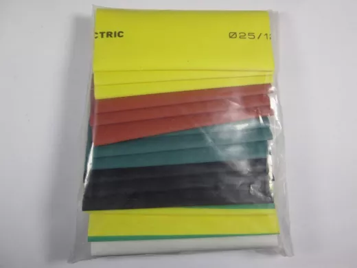 Набор термоусадочных трубок TDM ТУТнг 25/12,5 (7цветов по 3 шт. 100мм) SQ0518-0510