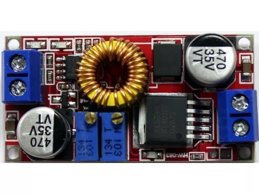 Модуль DC-DC понижающий вход 8,0-36V - вых. 1,25-36V,до 5А (на XL4015) с регулят-м тока  