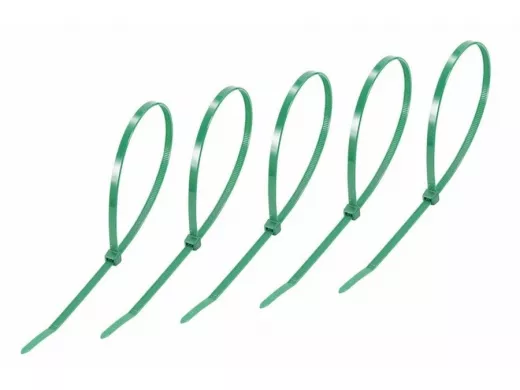 400х5мм кабельный хомут (стяжка нейлонoвая) nylon зеленая (25 шт) REXANT