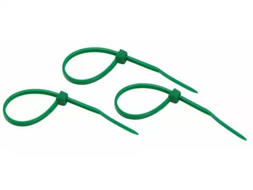 100х2,5мм кабельный хомут (стяжка нейлонoвая) зелёная (25 шт) nylon REXANT