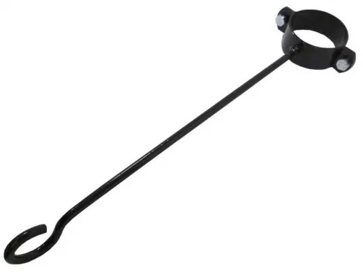 Держатель для кашпо  и вазона с цветами металлический на трубу диаметром 50 мм 