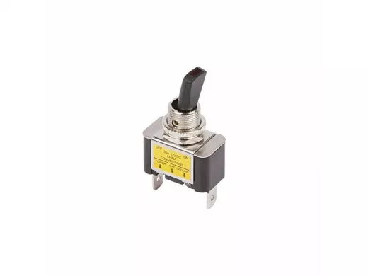 Тумблер 12V 30А (3c) ON-OFF однополюсный  с красной LED подсветкой  REXANT