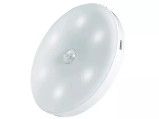 Светильник  JazzWay TS8-L1W-Accu, с датчиком движения, LI-ION аккумулятор 600mAч, Micro USB-USB кабе