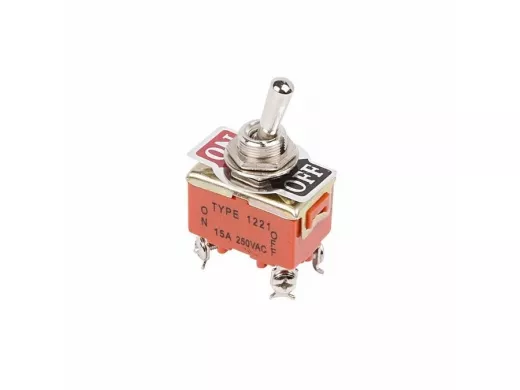 Тумблер 250V 15А (4c) ON-OFF двухполюсный  REXANT
