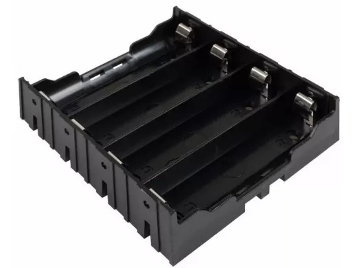 Батарейный отсек для 4 х18650  Li-ion (на плату)