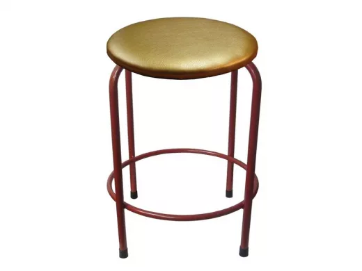 Табурет с подставкой для ног и полкой 