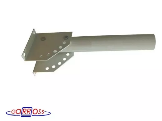 Кронштейн для прожектора "КОБРА-3-211010" серый настенный с наклоном, вылет 0,35м, диаметр 51мм