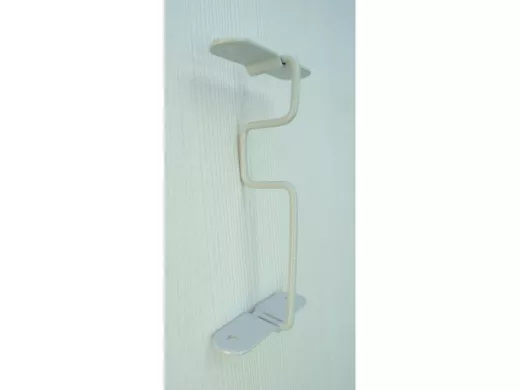 Держатель для подвесной полки с намотчиком провода сверху "LOFTOM-213522" 14,5х2,4см, цвет серый