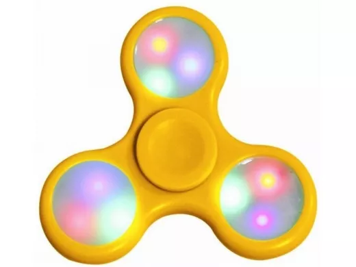 Спиннер-вертушка HC-10 (жёлтый) LED