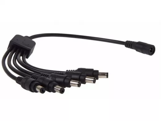 Разветвитель питания на 5 разъемов 2,1х5,5 мм REXANT