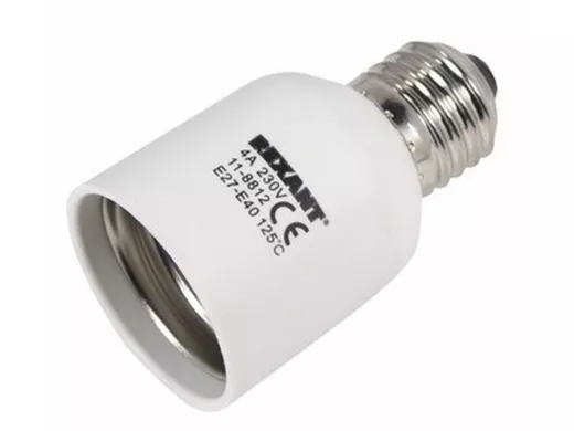 Переходник цокольный Е27-Е40 REXANT