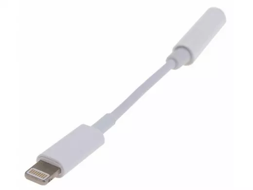 Кабель переходник с iPhone 7 на AUX гнездо 3,5 мм 1 м
