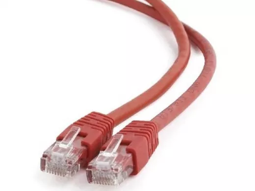 Патч-корд Cablexpert PP6U-0.5M/R кат.6, 0.5м, UTP литой, многожильный (красный) PP6U-0.5M/R