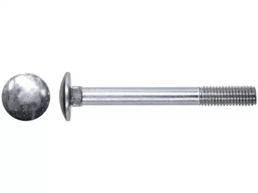 Болт мебельный с квадратом DIN 603  6х 40 (1600 шт)  в упаковке 1600шт, вес 1шт г, цена за 1шт