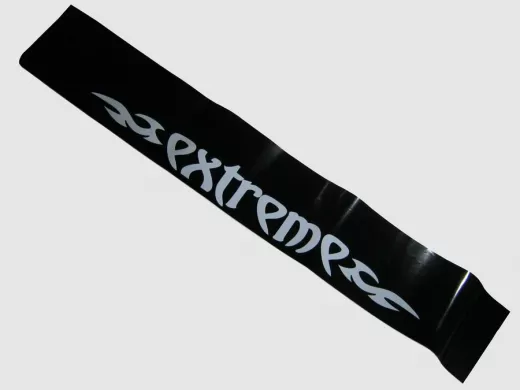 наклейка Светофильтр "Extreme" рисунок №2, наружная, (цвет белый), 20х130 см, черный фон