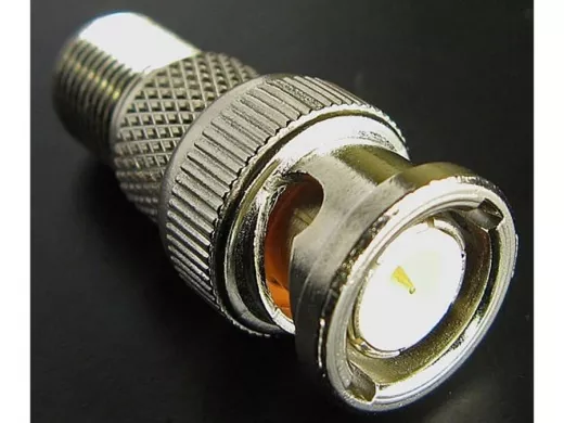 Переходник BNC-штекер / F-гнездо   B-153