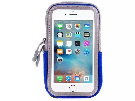 Орбита OT-SMH10 Синий чехол-нарукавник для смартфона